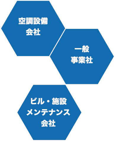 空調設備会社、一般事業者、ビル・施設・メンテナンス会社